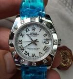 High Quality Rolex Masterpiece Datejust Watch / White MOP Roman Dial